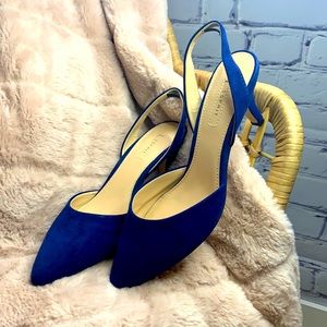 Esprit escarpins shoes in blue suede